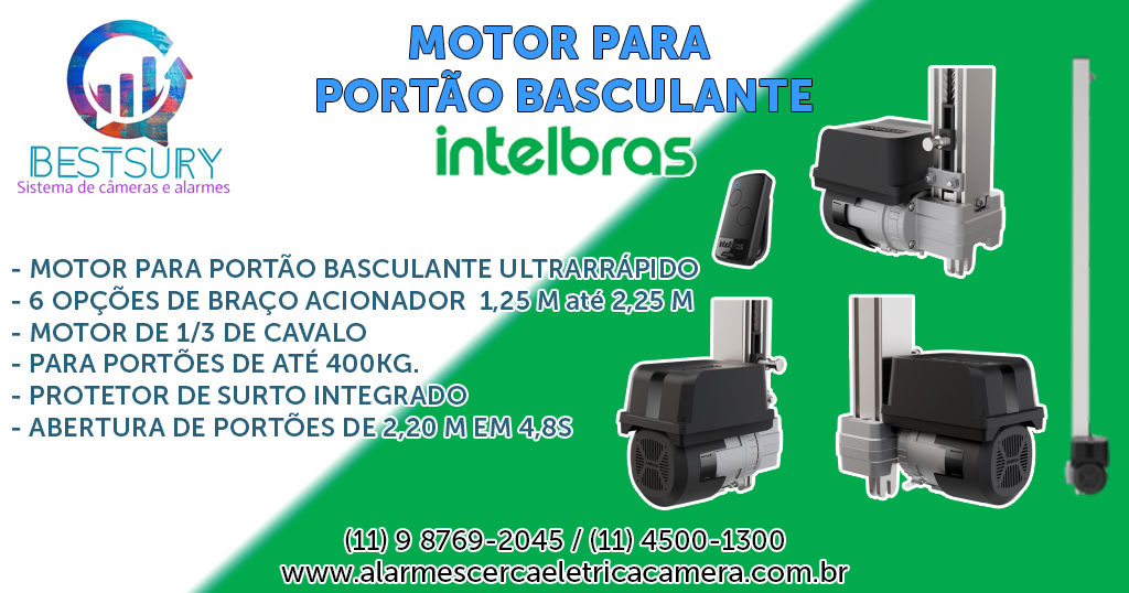 Instalação de motor de portão, instalação de motor de portão intelbras, motor basculante intelbras, módulo para trava de portão,